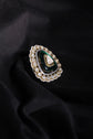Emerald Crown Polki Ring