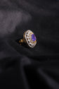 Celeste Tanzanite Halo Ring