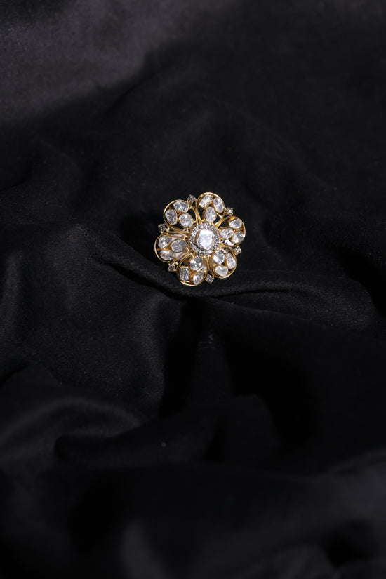 Floral Aura Diamond Ring