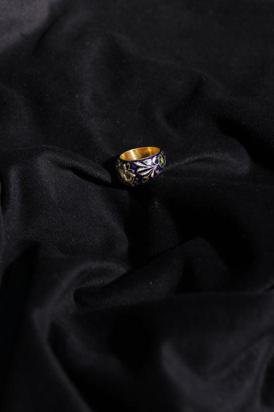 Mehfil Enamel Bloom Ring