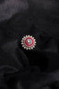Kaari Red Polki Gulabi Vellore Embellished Ring