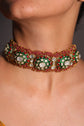 Royal Pacheli Kundan-Meenakari Bangle