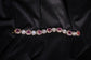 Ruby Radiance Halo Bracelet