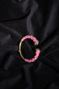 Coral Bloom Open Cuff Bracelet