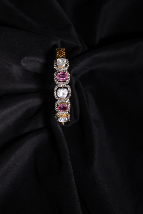 Rosé Gleam Cushion-Cut Bracelet