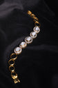 Polki Elegance Oval-Link Bracelet