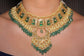 Polki Emerald & Pearl Necklace Set