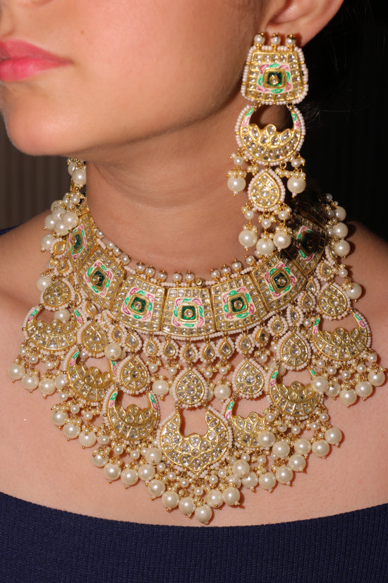 Traditional Meenakari Necklace Set