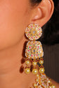 Floral Enamel Necklace Set with Pearl Detailing