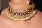 Regal Pearl and Polki Choker Necklace