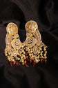 Crescent Pearl Chandelier Earrings
