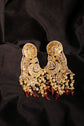 Crescent Pearl Chandelier Earrings