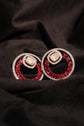 Diamond On Diamond Circular Earrings