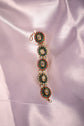 Enamel Cluster-Set Gemstone Bracelet
