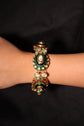 Enamel Cluster-Set Gemstone Bracelet