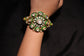 Emerald Radiance Kundan Bracelet-Necklace