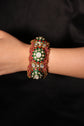 Royal Pacheli Kundan-Meenakari Bangle