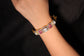 Rosé Gleam Cushion-Cut Bracelet
