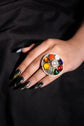 Rainbow Gemstone Ring