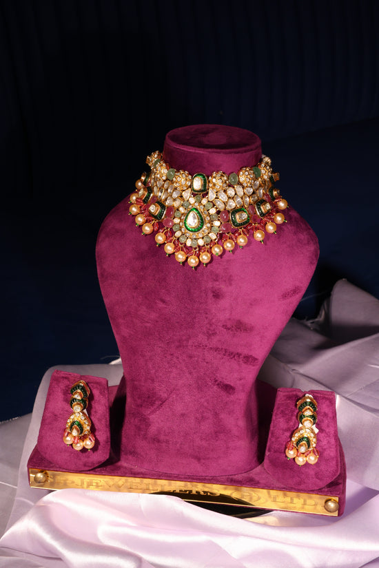 Iraa Green Grace Necklace Set