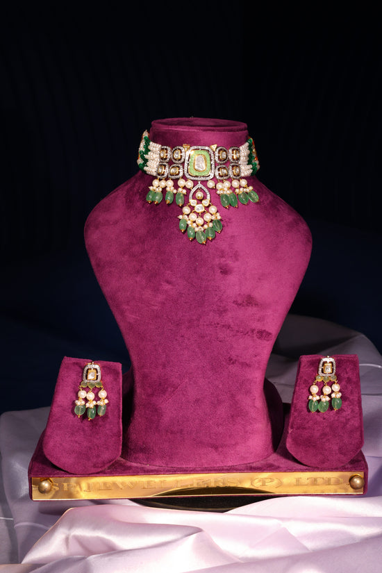 Elira Emerald Pearl Elegance Set