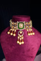 Nyra Geometric Emerald Statement Set