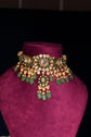 Emerald Drop Statement Necklace