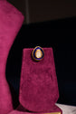 Sapphire Polki Pendant Necklace Set