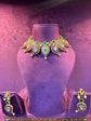 Rajwada Ruby Emerald Polki Necklace