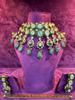 Emerald Meenakari Polki Choker Necklace Set