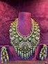 Exquisite Gold Polki Necklace for Bridal Elegance, Traditional Indian Wedding Jewelry by SP Jewellers