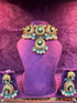 Luxury royal gold polki necklace set for bride wedding jewellery by SP Jewellers