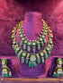 Royal gold polki necklace set for bride wedding collection by SP Jewellers