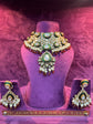 luxury gold polki earring with uncut diamonds for bridal and wedding wear by SP Jewellers