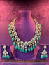Luxury handcrafted polki necklace for bridal wear gold Indian wedding jewellery by SP Jewellers