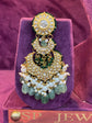 Premium Wedding Polki Earrings in Gold for Bridal Outfit, Traditional Jewelry by SP Jewellers