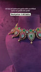 Rajwada Ruby Emerald Polki Necklace