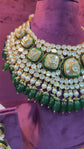 Emerald Polki Regal Choker Set