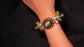 Enamel Cluster-Set Gemstone Bracelet