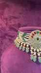 Emerald Pearl Choker Set