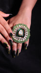 Royal Verdant Halo Ring