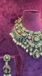 Heer Polki Enamel Pearl Choker Set