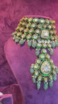  Emerald Noor Meenakari Necklace Set