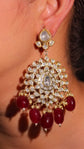 Ruby Bloom Polki Jadau Earrings