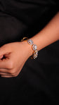 Polki Elegance Oval-Link Bracelet