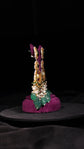 Royal Mehra Green Tassel Earrings