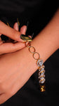 Polki Elegance Oval-Link Bracelet