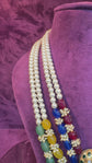 Multi-Layer Polki Necklace Set