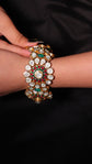 Heirloom Floral Polki-Kundan Bracelet