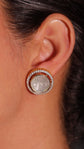 Classic Polki Circle Studs